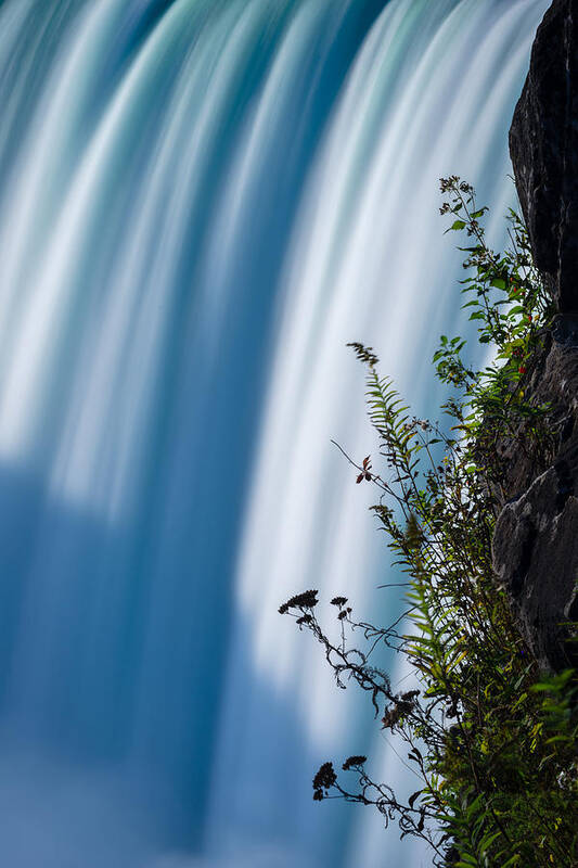 Canadian Falls Art Print featuring the photograph Niagara Falls - Abstract V by Mark Rogers