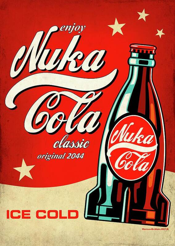 Nuka Cola Art Print by Remus Brailoiu - Fine Art America