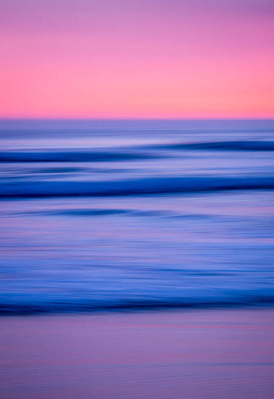 Oceanside Art Print featuring the photograph Oceanside Sunset #1 - Abstract Photograph by Duane Miller