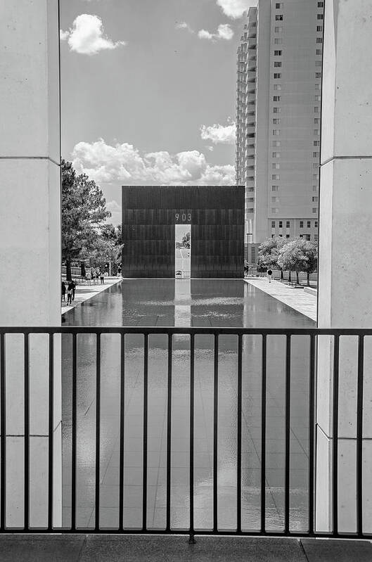 Oklahoma City National Memorial 2 Art Print featuring the photograph Oklahoma City National Memorial 2 by Susan McMenamin
