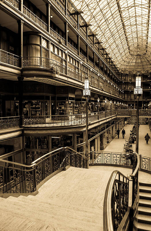 Cleveland Art Print featuring the photograph Old Arcade by Stewart Helberg
