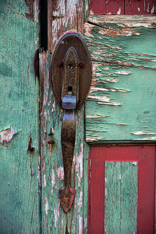 Antique Art Print featuring the photograph Old Door Knob 2 by Joanne Coyle