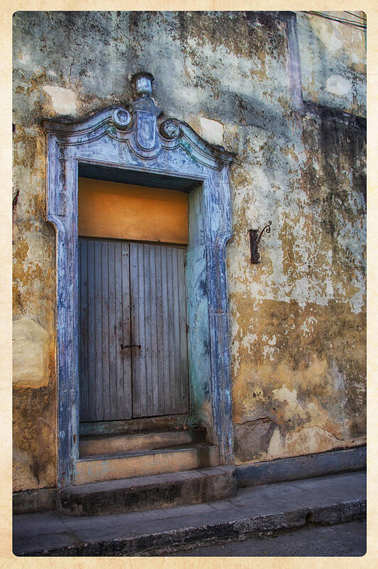 Cuba Art Print featuring the photograph Old Door by Marzena Grabczynska Lorenc