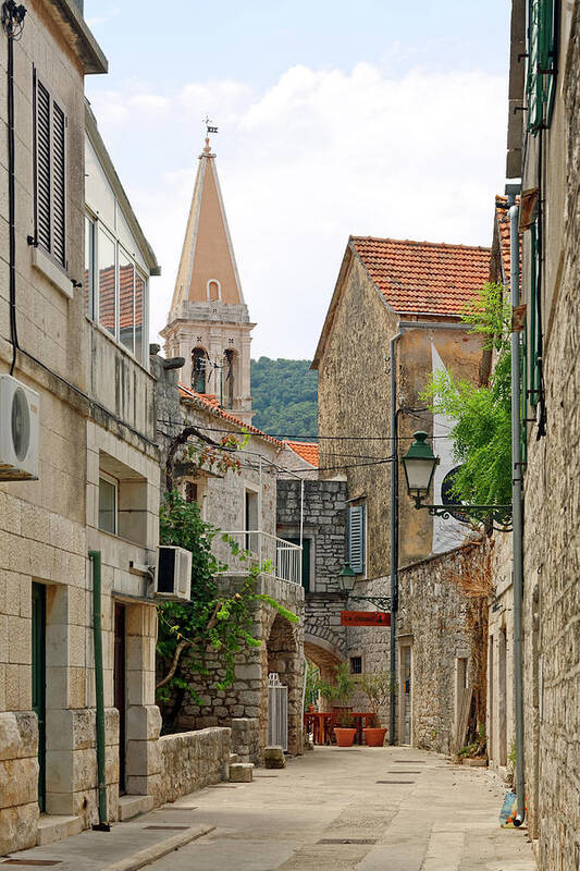 Old Town Art Print featuring the photograph Old Town Stari Grad by Sally Weigand