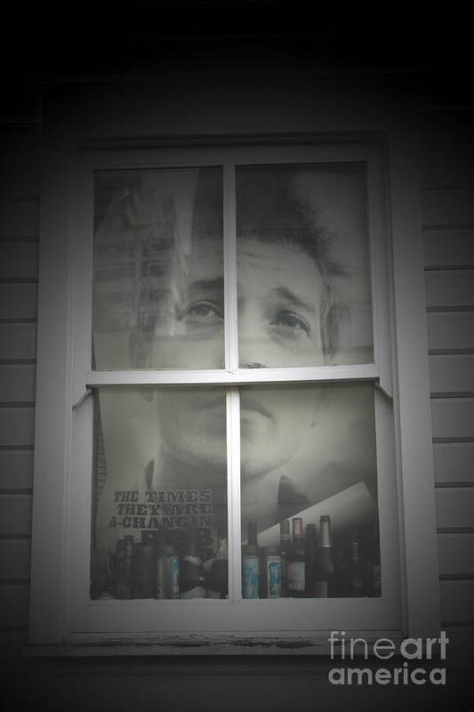 Bob Dylan Art Print featuring the photograph One too many mornings by Clayton Dyer