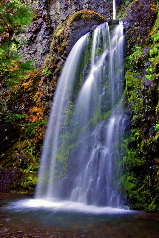 Waterfalls Art Print featuring the photograph Oregon Falls by Scott Mahon