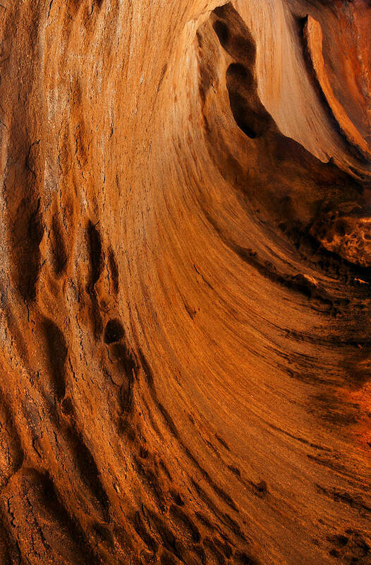 The Wonderful Lines And Colors Of An Outback Cavern Under Afternoon Light Art Print featuring the photograph Outback cavern by Michael Dawson