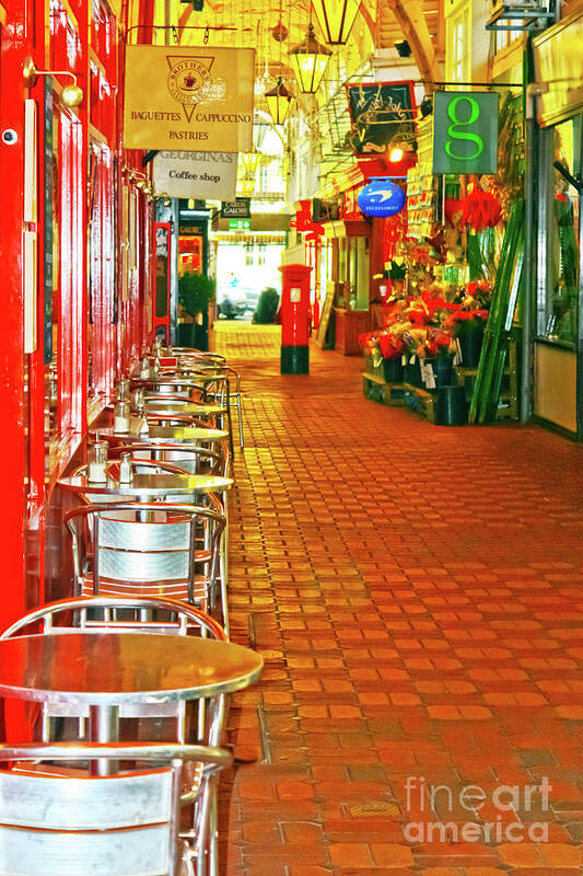 Oxford Art Print featuring the photograph Oxford Covered Market HDR by Terri Waters