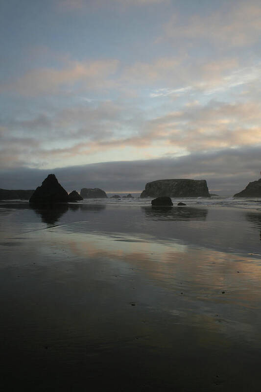 Pacific Dusk Art Print featuring the photograph Pacific Dusk by Dylan Punke