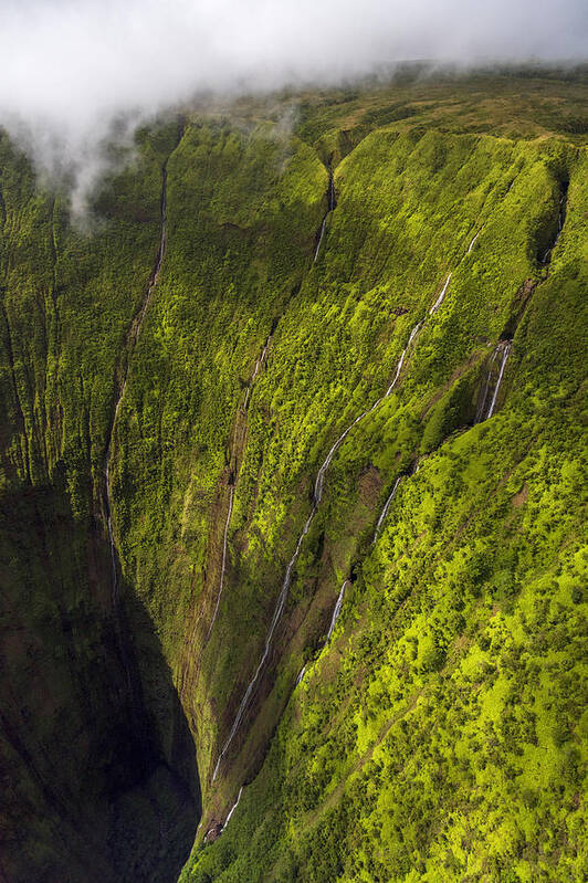 Hawaii Art Print featuring the photograph Paradise Falls by Dustin LeFevre