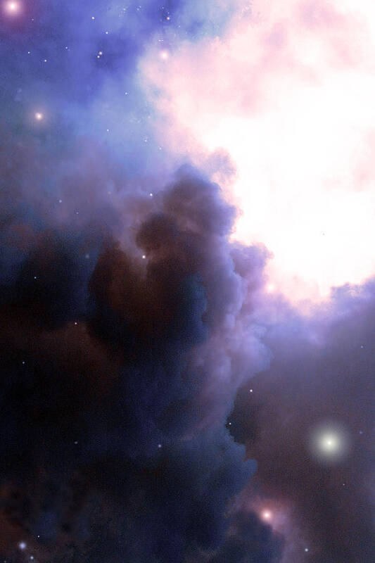 Deep Space Art Print featuring the photograph Pelion Nebula by Everett Bowers