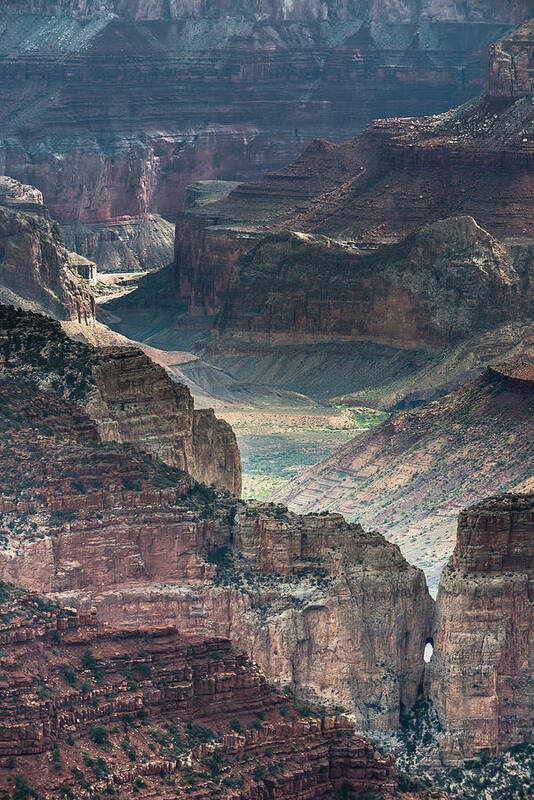 North Rim Grand Canyon Art Print featuring the photograph Portal by Chuck Jason