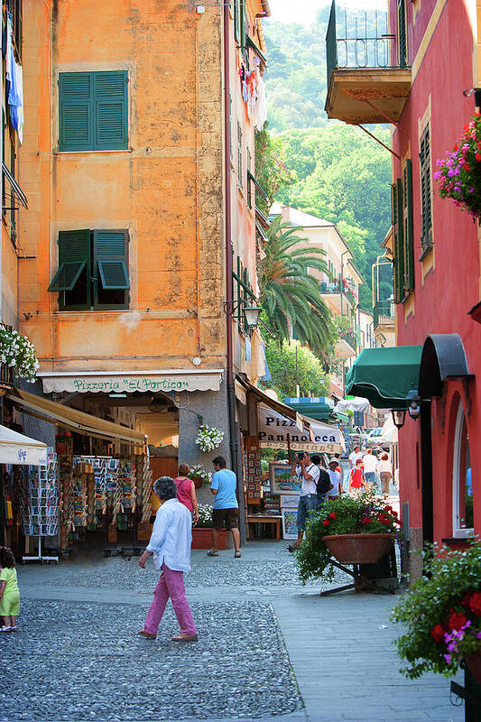 Italy Art Print featuring the photograph Portofino 6 by Al Hurley