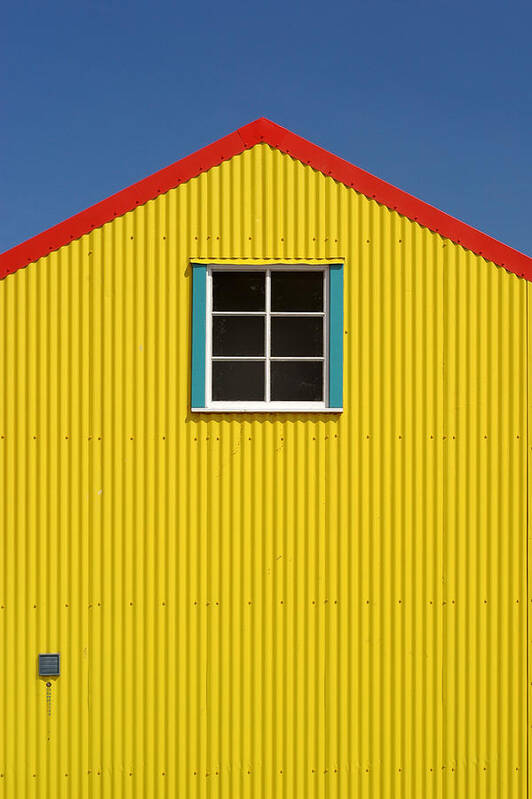 Architecture Art Print featuring the photograph Primary Colors by Gary Zuercher