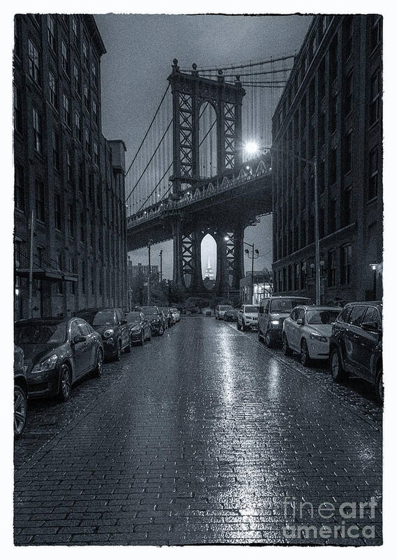 New York City Art Print featuring the photograph Rainy Day in Brooklyn by Marco Crupi