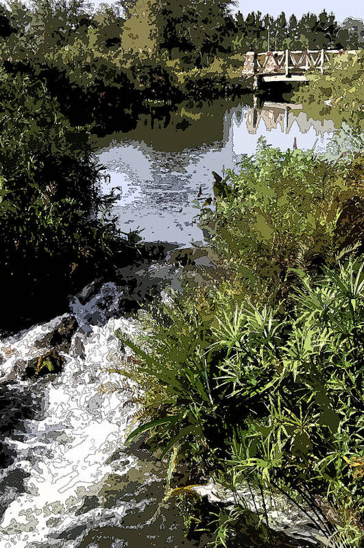 Landscape Art Print featuring the photograph Rill at Sumter LAnding by James Rentz