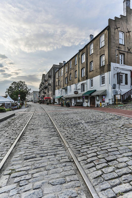 Savannah Art Print featuring the photograph River Walk by Jimmy McDonald