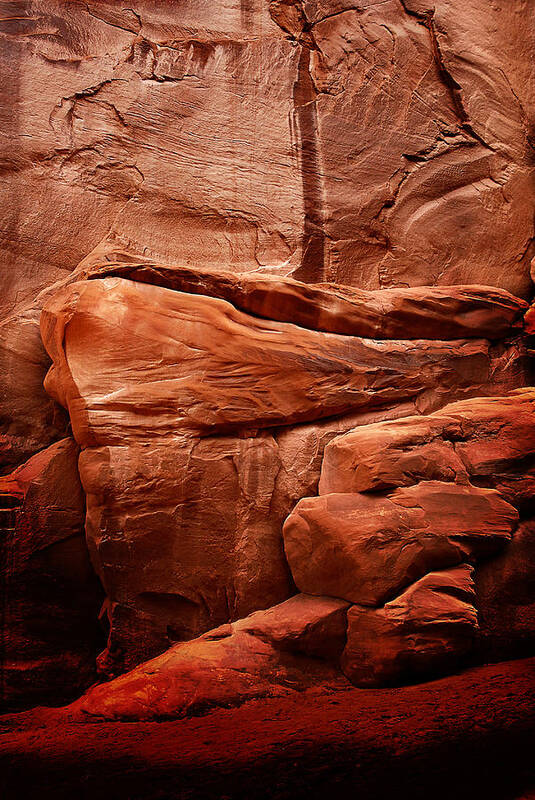 Landscape Art Print featuring the photograph Rock Face by Harry Spitz