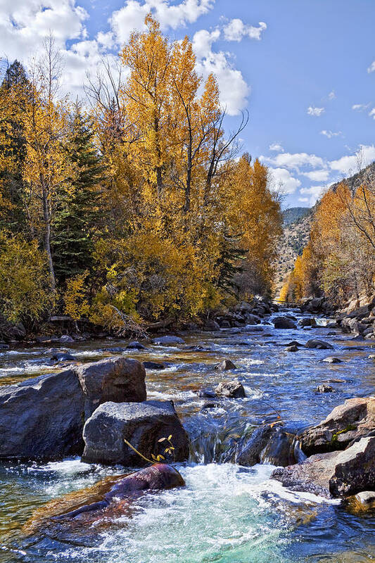 Stream Art Print featuring the photograph Rocky Mountain Water by Kelley King