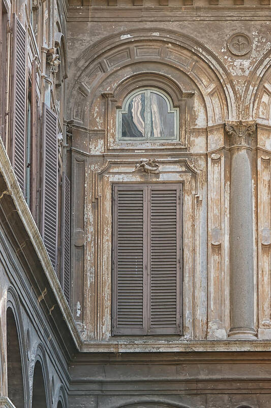 Rome Art Print featuring the photograph Roman Shutters by Bert Peake