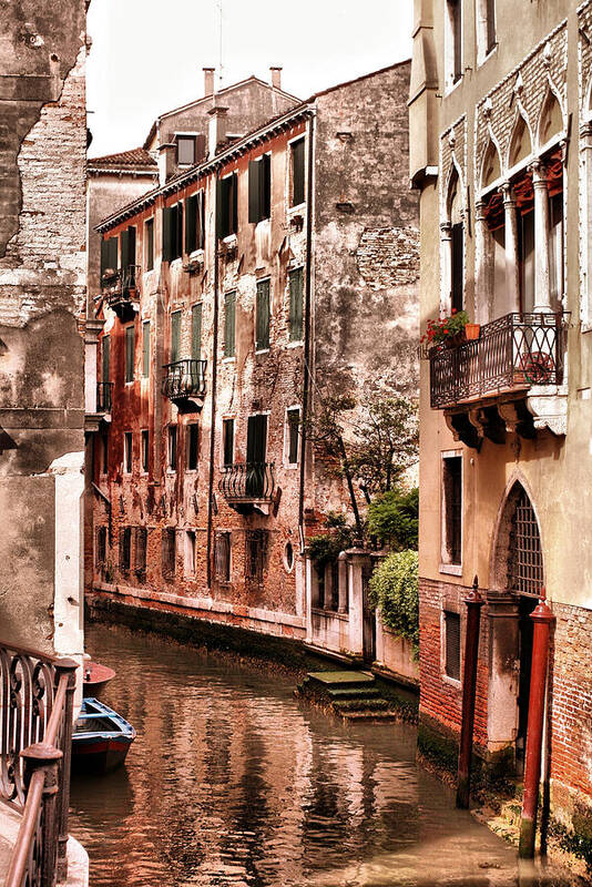 Italy Art Print featuring the photograph Venetian Architecture by Greg Sharpe