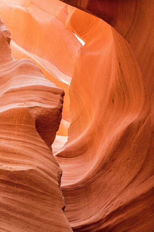Antelope Canyon Art Print featuring the photograph Sandstone Swirls by Jeanne May