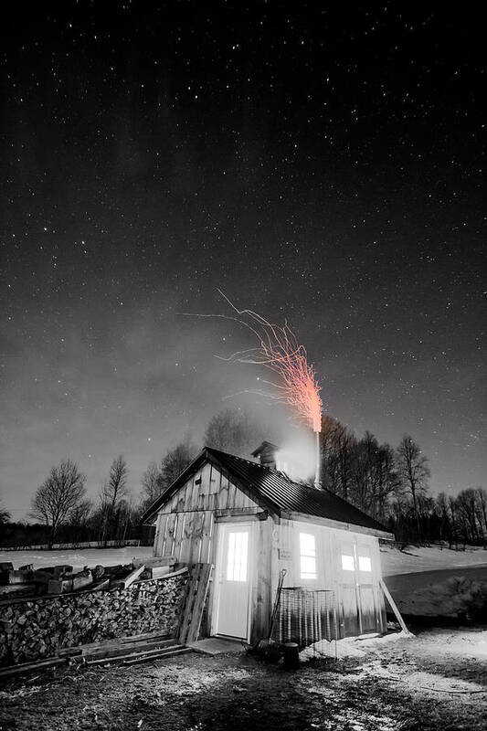 Vermont Art Print featuring the photograph Selective Fire by Tim Kirchoff