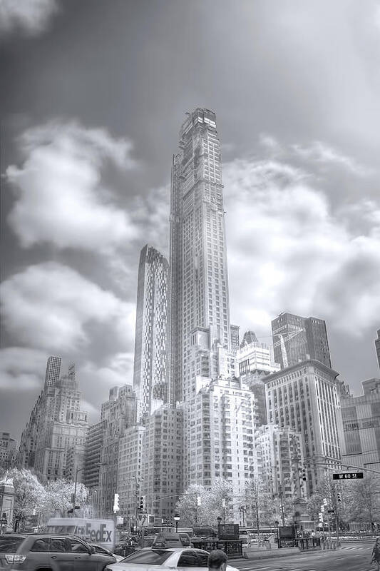New York City Art Print featuring the photograph Skyscrapers by Mark Andrew Thomas