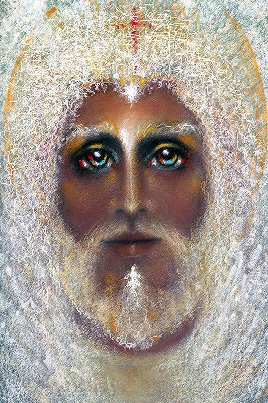 Inspirational Art Print featuring the pastel Son Of God by Vicki L Thomas