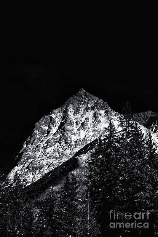 Mountain Art Print featuring the photograph Spotlight by David Hillier