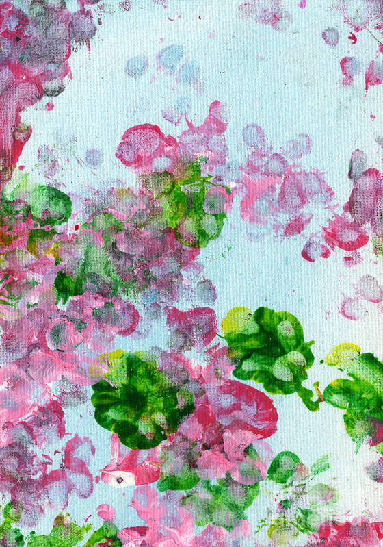 Lian Xin Art Art Print featuring the painting Spring Flowers II by Antony Galbraith