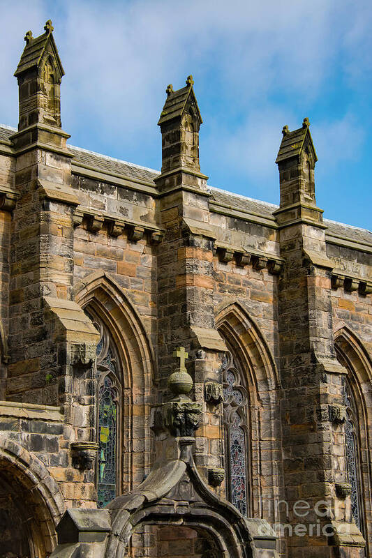 St. Andrews Art Print featuring the photograph St. Salvator's Chapel One by Bob Phillips