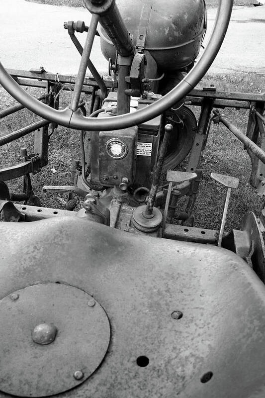 Tractor Art Print featuring the photograph Still Ready for a Day's Work by Scott Kingery