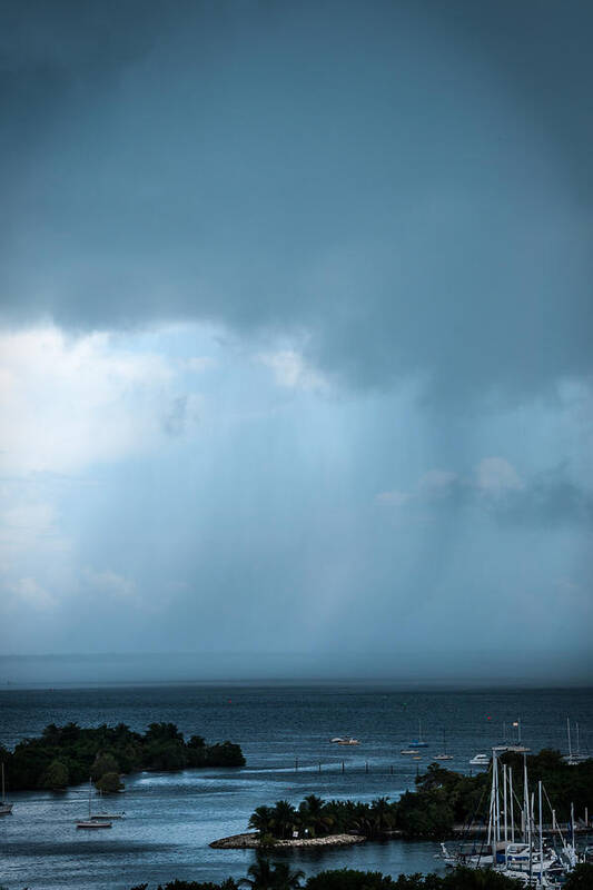 August 2014 Art Print featuring the photograph Storm on the Bay by Frank Mari