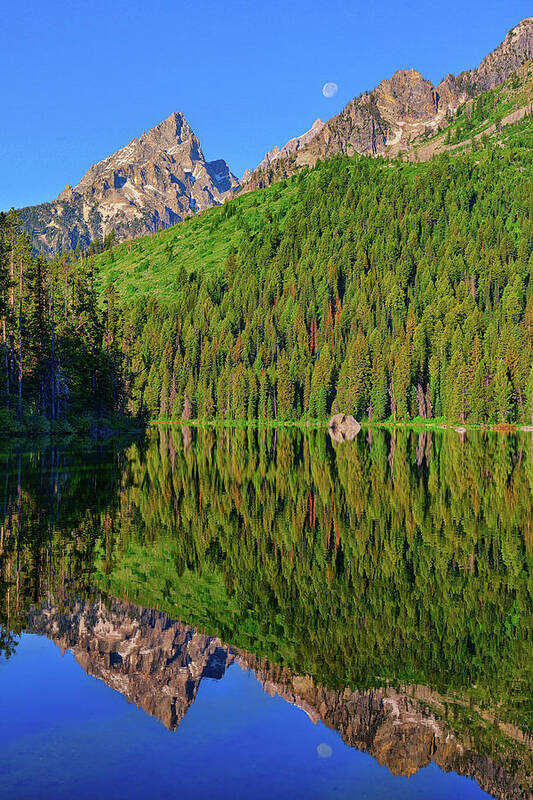 String Lake Art Print featuring the photograph String Lake Morning Mirror by Greg Norrell