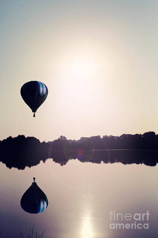 Atmospheric Art Print featuring the photograph Summer Flight by Stephanie Frey