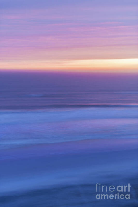 Ocean Art Print featuring the photograph Sunrise Atlantic 3 by Elena Elisseeva