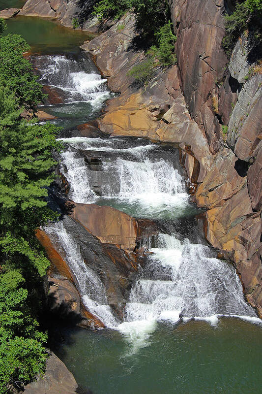 Waterfall Art Print featuring the photograph Tallulah Falls, Ga.,USA by Richard Krebs