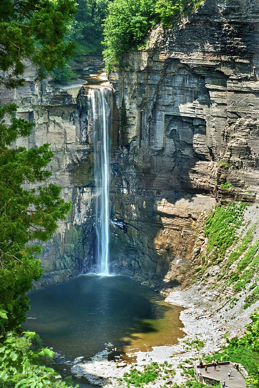 Taughannock Falls Art Print featuring the photograph Taughannock Falls by Christina Rollo