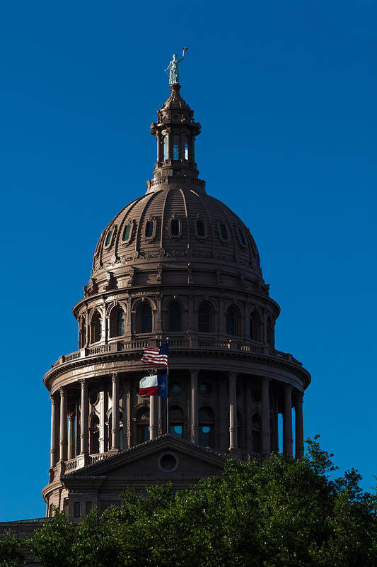 Architecture Art Print featuring the photograph Texas State Capitol by Ed Gleichman