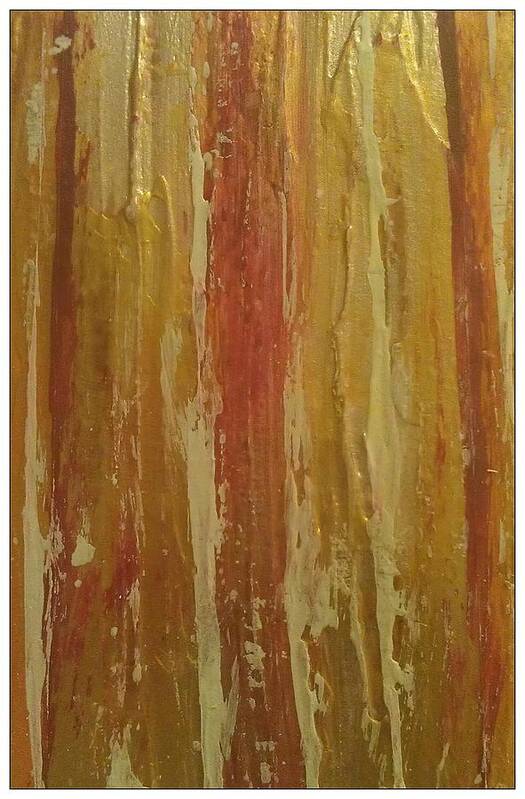 Cinnamon Art Print featuring the painting Textured Cinnamon by Sonya Wilson