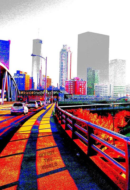 Atlanta Art Print featuring the photograph The City by D Justin Johns