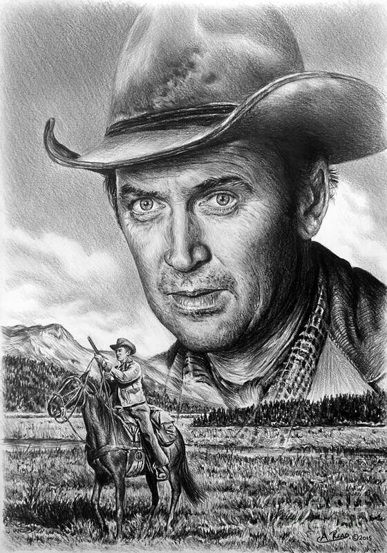 The Far Country Art Print featuring the drawing The Far Country by Andrew Read