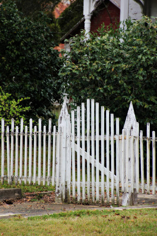 Picket Fence Art Print featuring the photograph The Front Gate by Lynn Jordan