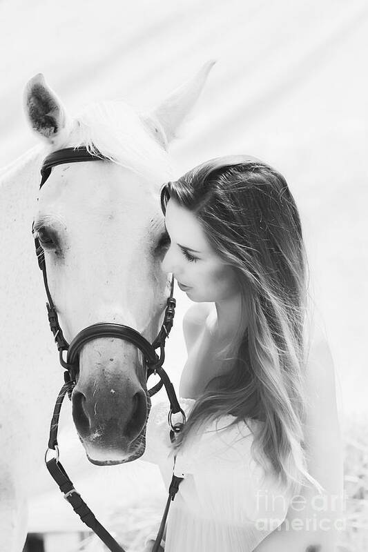 Horse Art Print featuring the photograph The Moment by Clare Bevan