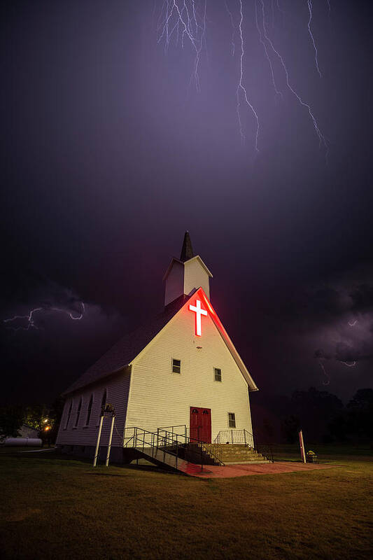 Church Art Print featuring the photograph The One You Know by Aaron J Groen