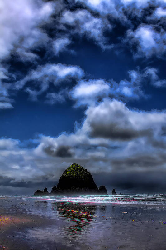 Cannon Beach Art Print featuring the photograph The Rock by David Patterson