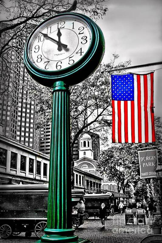 Market Art Print featuring the photograph Time for Lunch by DJ Florek