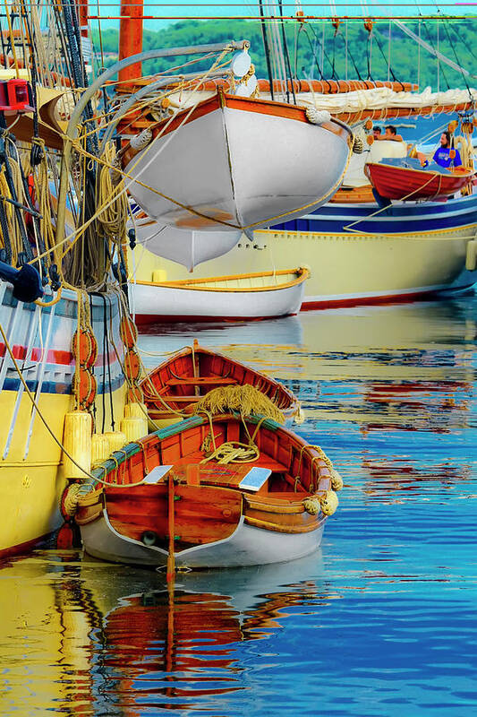 Life Boats Art Print featuring the photograph Top Shelf by Jeff Cooper