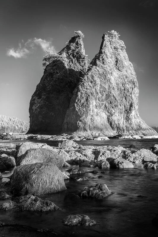 Art Art Print featuring the photograph Two Monoliths by Jon Glaser